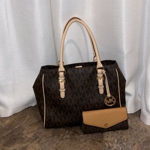 Michael Kors shoulder bag and wallet